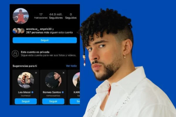 Bad Bunny pone “privada” su cuenta de Instagram