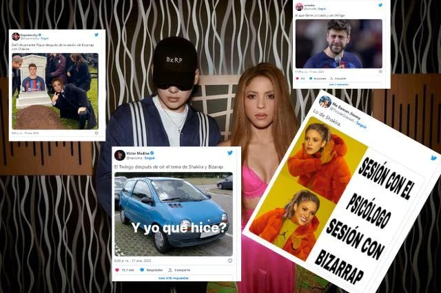Los memes contra Piqué inundan las redes tras la ‘Music Session’ de Shakira y Bizarrap