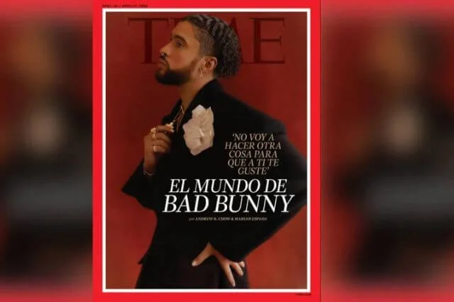 Bad Bunny protagoniza la primera portada en español de la prestigiosa revista TIME