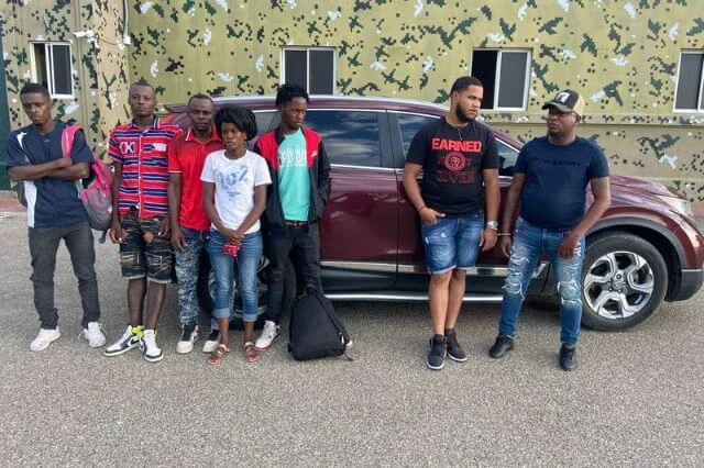 Detienen yipeta con cinco haitianos indocumentados en Montecristi