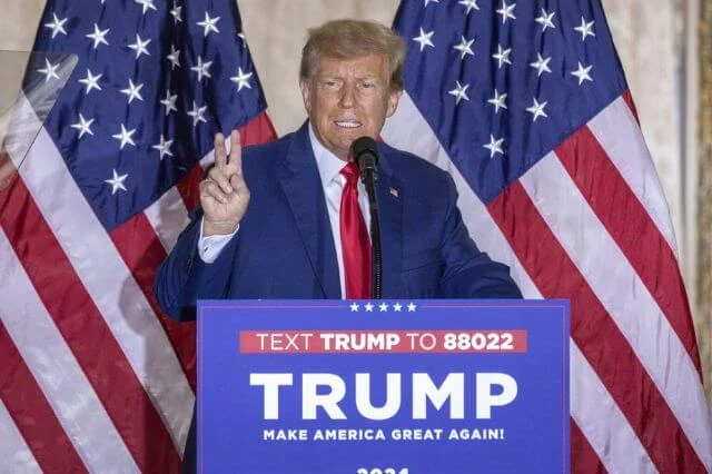 Trump habla tras su acusación: «Nunca pensé que algo así ocurriría»