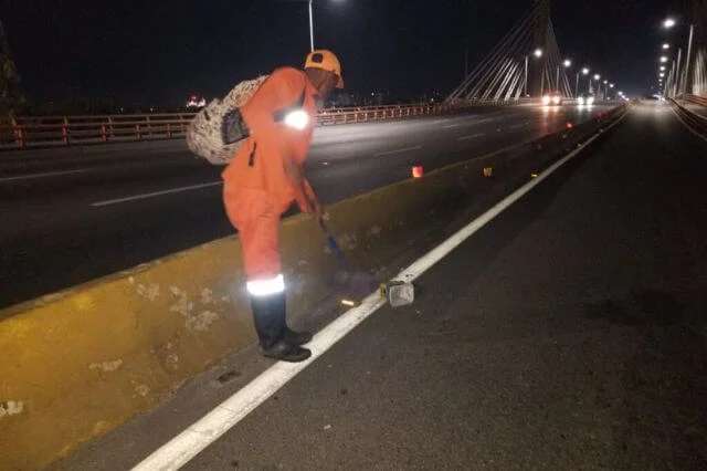 Obras Públicas cerrará hasta el sábado túneles y elevados por mantenimiento