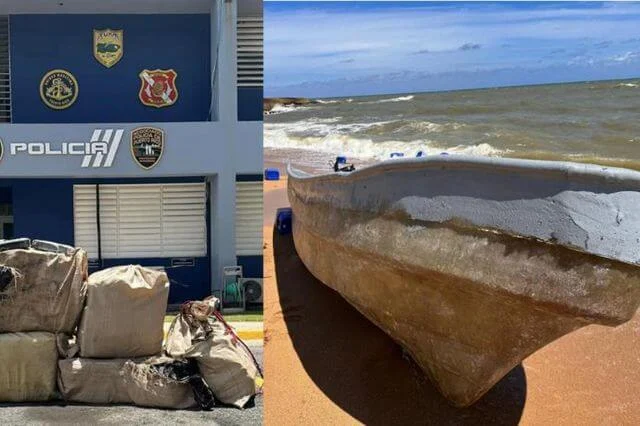 Incautan cargamento de 208 kilos de cocaína al llegar en yola a Puerto Rico
