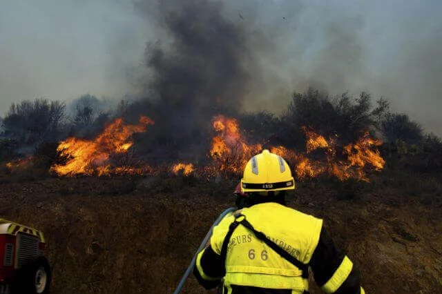 Francia combate el primer gran incendio forestal de 2023