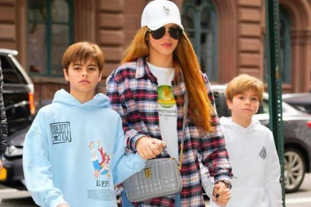 Las primeras imágenes de Shakira con sus hijos en Miami
