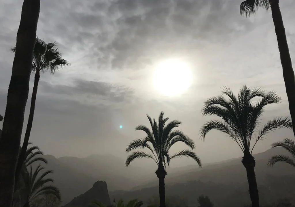 ONAMET: Se espera un día soleado y grisáceo por el polvo del Sahara