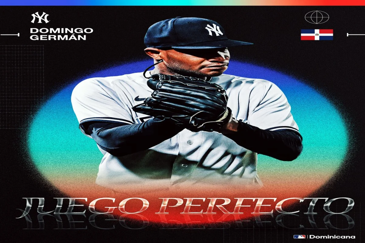 El dominicano Domingo Germán, de los Yankees de Nueva York, lanza el 24º partido perfecto de la historia de la MLB