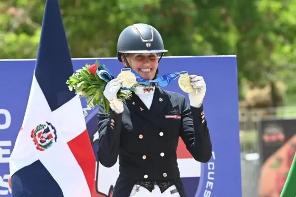 La dominicana Yvonne Losos ganó dos medallas de oro en los Juegos Centroamericanos y del Caribe del Salvador