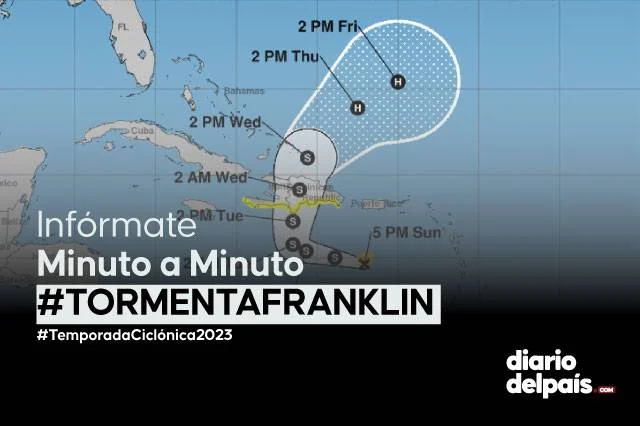 Minuto a Minuto de la tormenta Franklin