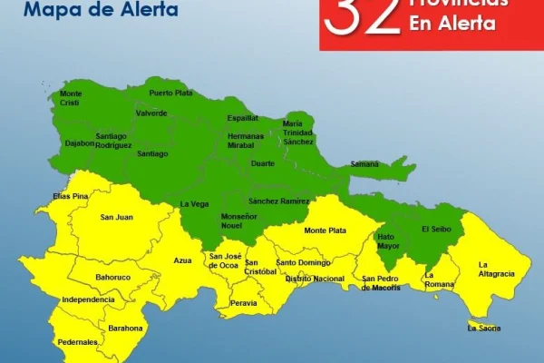 iA tomar medidas! COE emite alerta por tormenta tropical Franklin en todo el territorio nacional