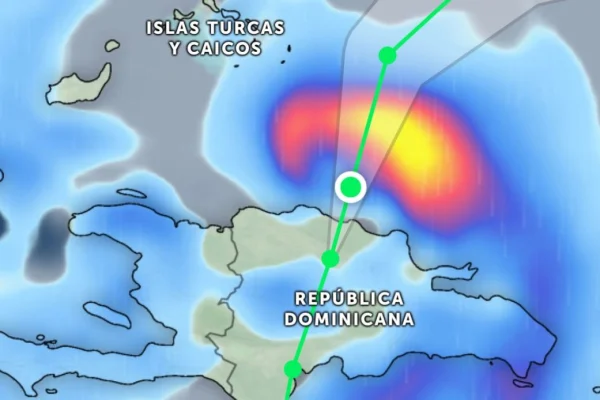 Centro de tormenta Franklin ha salido del territorio nacional, pero aún queda campo nuboso