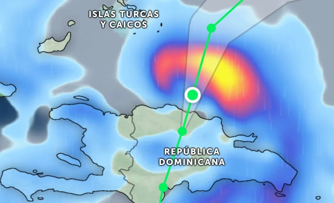 Centro de tormenta Franklin ha salido del territorio nacional, pero aún queda campo nuboso