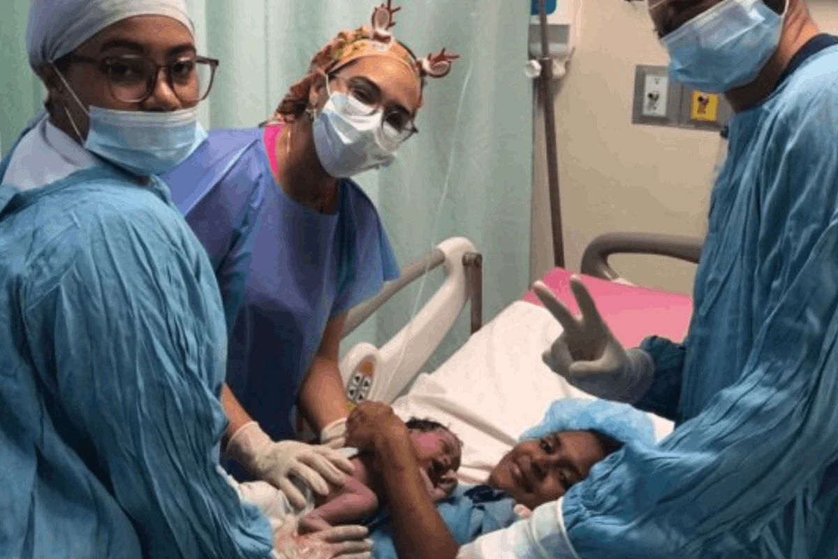 Emma, la primera bebé del año 2024 nació en la Maternidad de la Altagracia