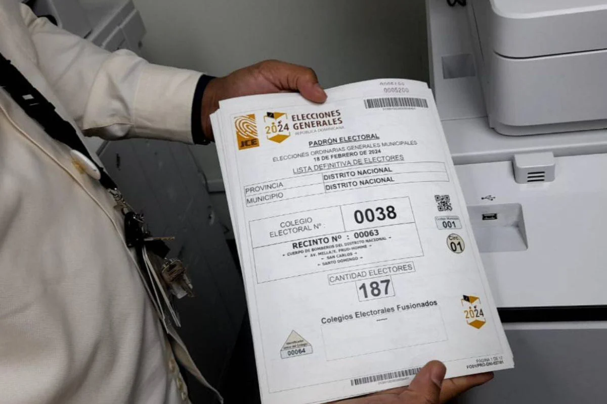 JCE concluye impresión padrón electoral