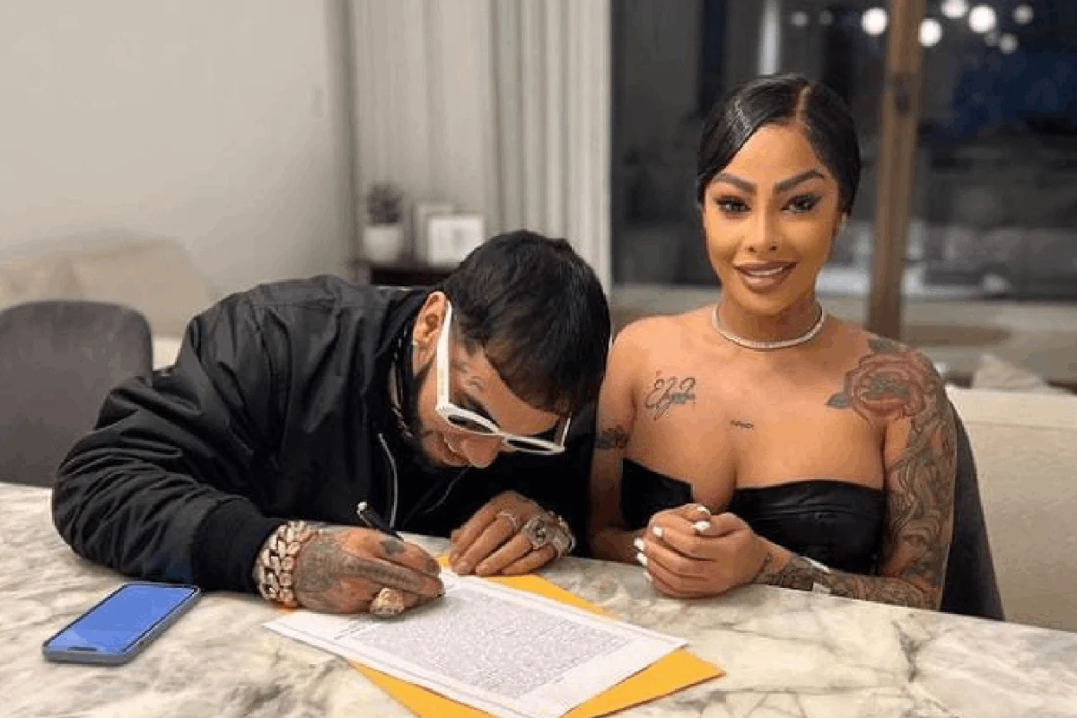 Anuel y Yailin al fin divorciados, ella se queda con la niña