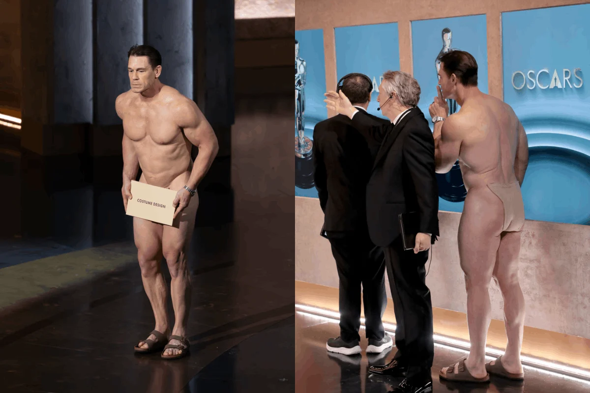 ¿Cómo John Cena logró el aspecto desnudo en los Oscars 2024?