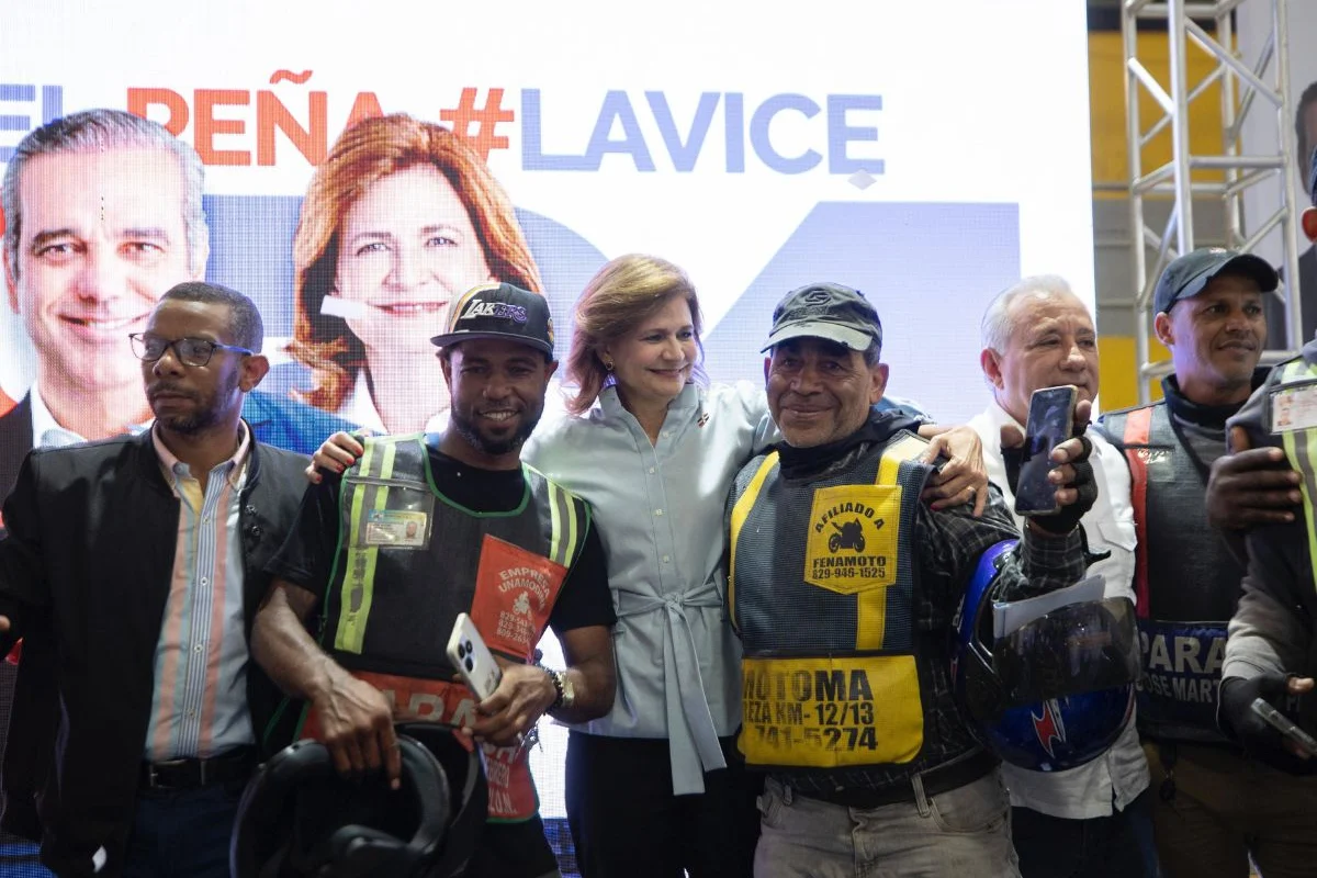 Raquel Peña: Los motoconchistas estaban olvidados, hoy tienen seguro de salud y apoyo del Gobierno