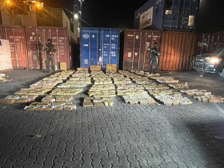 DNCD incauta 1,061 paquetes de Marihuana en Puerto Caucedo