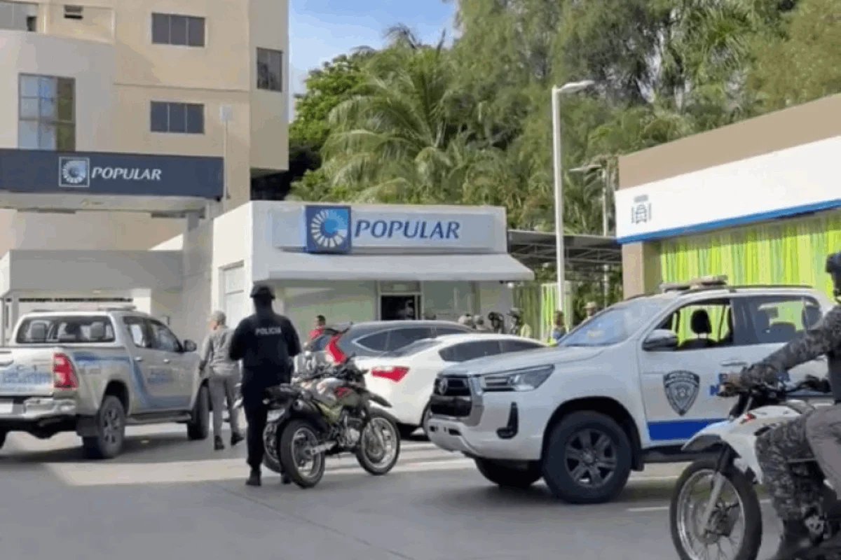 Otro banco más en menos de un mes, esta vez atracan sucursal del Popular