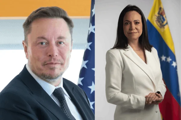 Elon Musk llama a apoyar a María Corina Machado en Venezuela