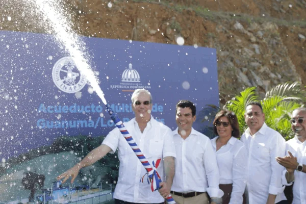 Inauguran rehabilitación del acueducto Guanuma-Los Botados en Monte Plata