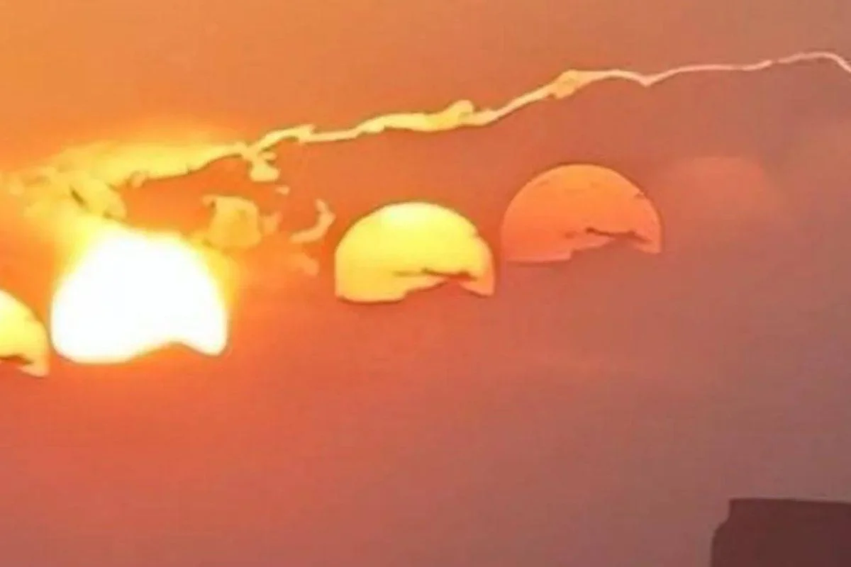 ¡Increible! En China aparecen 7 soles