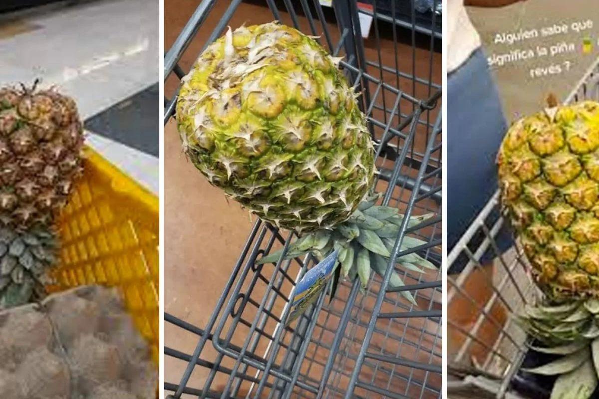 Colocar la piña al revés, la nueva forma de encontra de ligar en supermercados