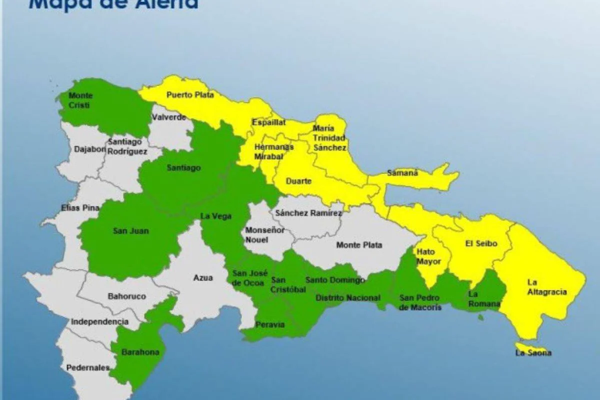 COE eleva a 12 las provincias en alerta verde por vaguada en el país