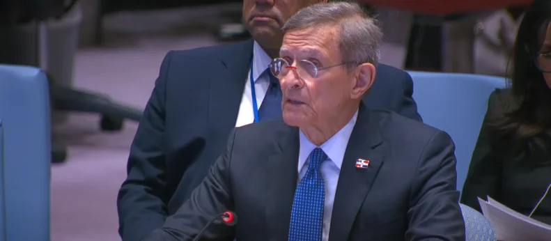 Roberto Álvarez se queja en la ONU por escasos fondos para enfrentar la crisis de Haití