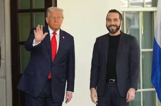 Trump recibe en la Casa Blanca al presidente salvadoreño Nayib Bukele