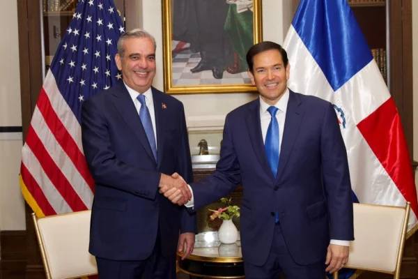 Crisis haitiana fue tema central en reunión entre Abinader y Rubio en Washington