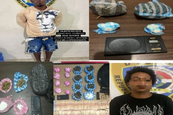 Ocupan sustancias narcóticas, pistola y escopeta ilegal durante operativos en SDN