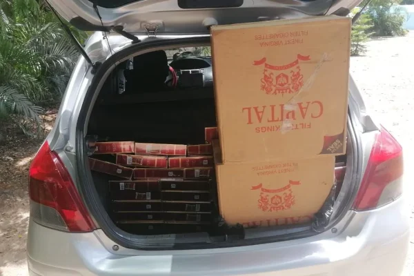 Cabo del Ejército es detenido por tráfico de cigarrillos ilegales en Dajabón