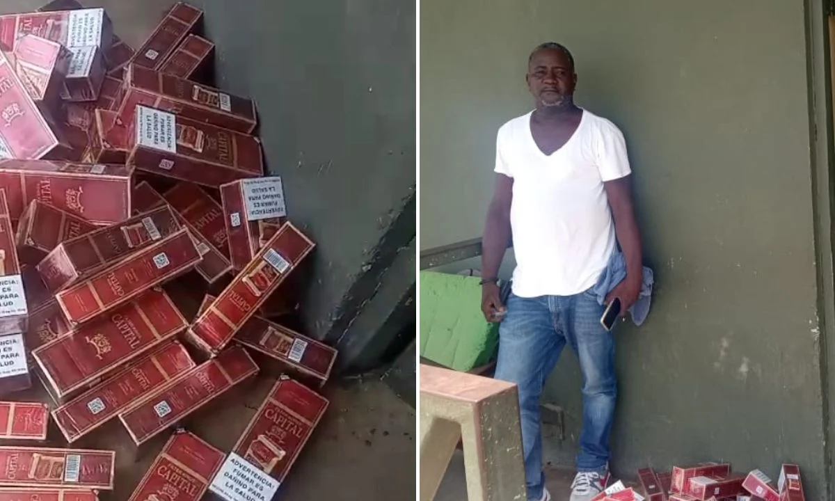 Detienen nacional haitiano que llevaba contrabando de cigarrillos en el maletero de autobús
