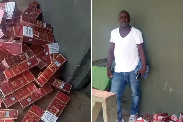 Detienen nacional haitiano que llevaba contrabando de cigarrillos en el maletero de autobús