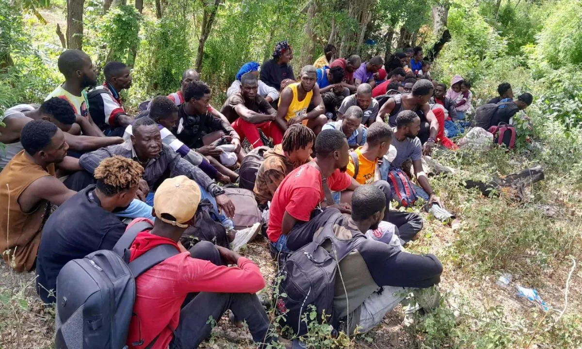 Ejército detiene a 50 extranjeros en situación migratoria irregular en Valverde