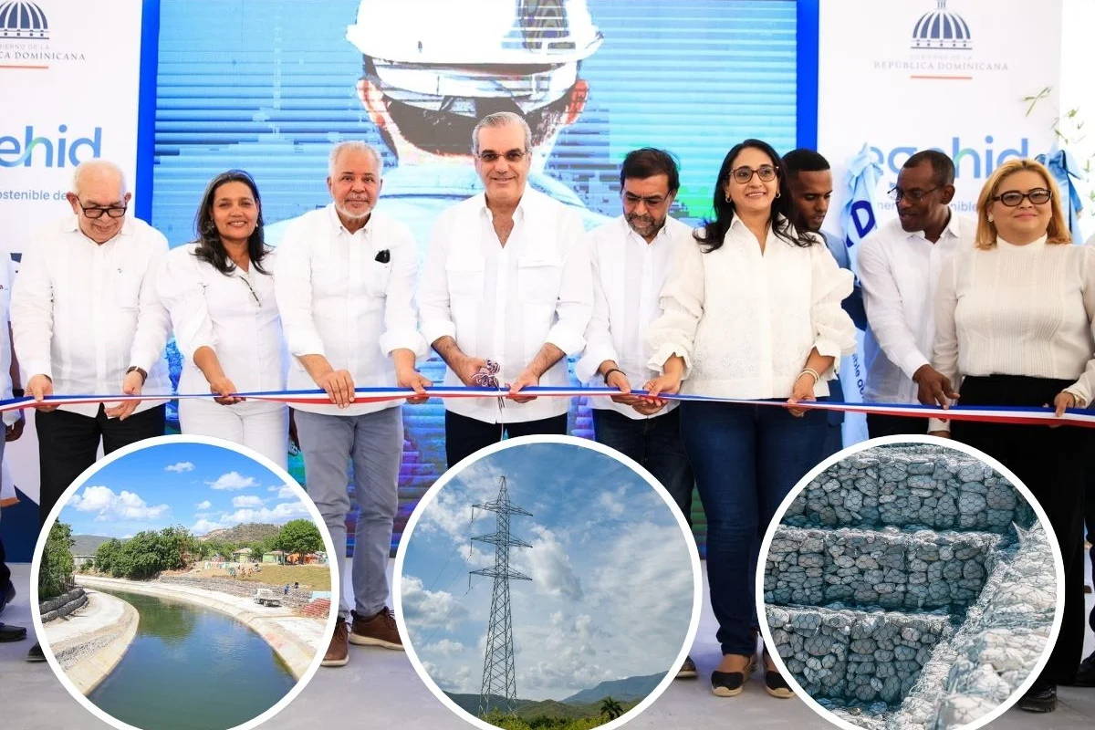 Presidente Abinader inaugura obras en Azua