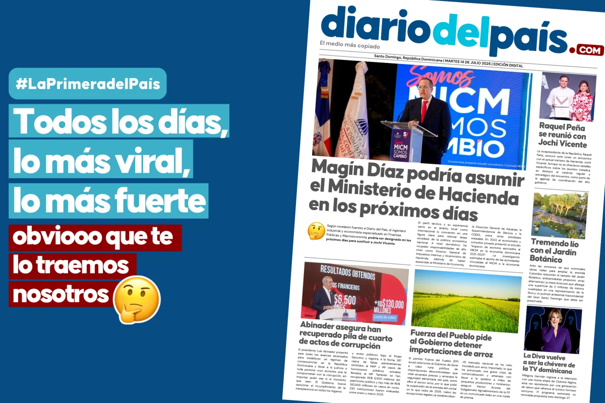 Magín Díaz suena fuerte para ser nuevo Ministro de Hacienda esta semana: lo que debes saber este martes 15