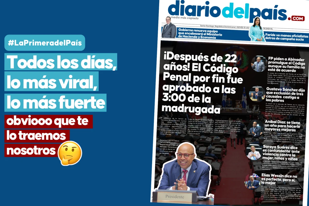 A las 3:00 de la madrugada aprueban el nuevo Código Penal tras 22 años de espera