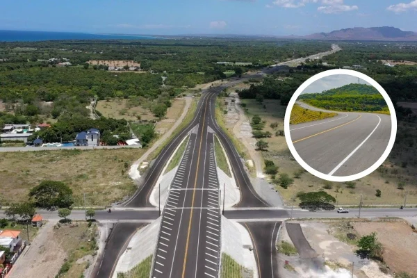 Abinader inaugura circunvalación de Baní