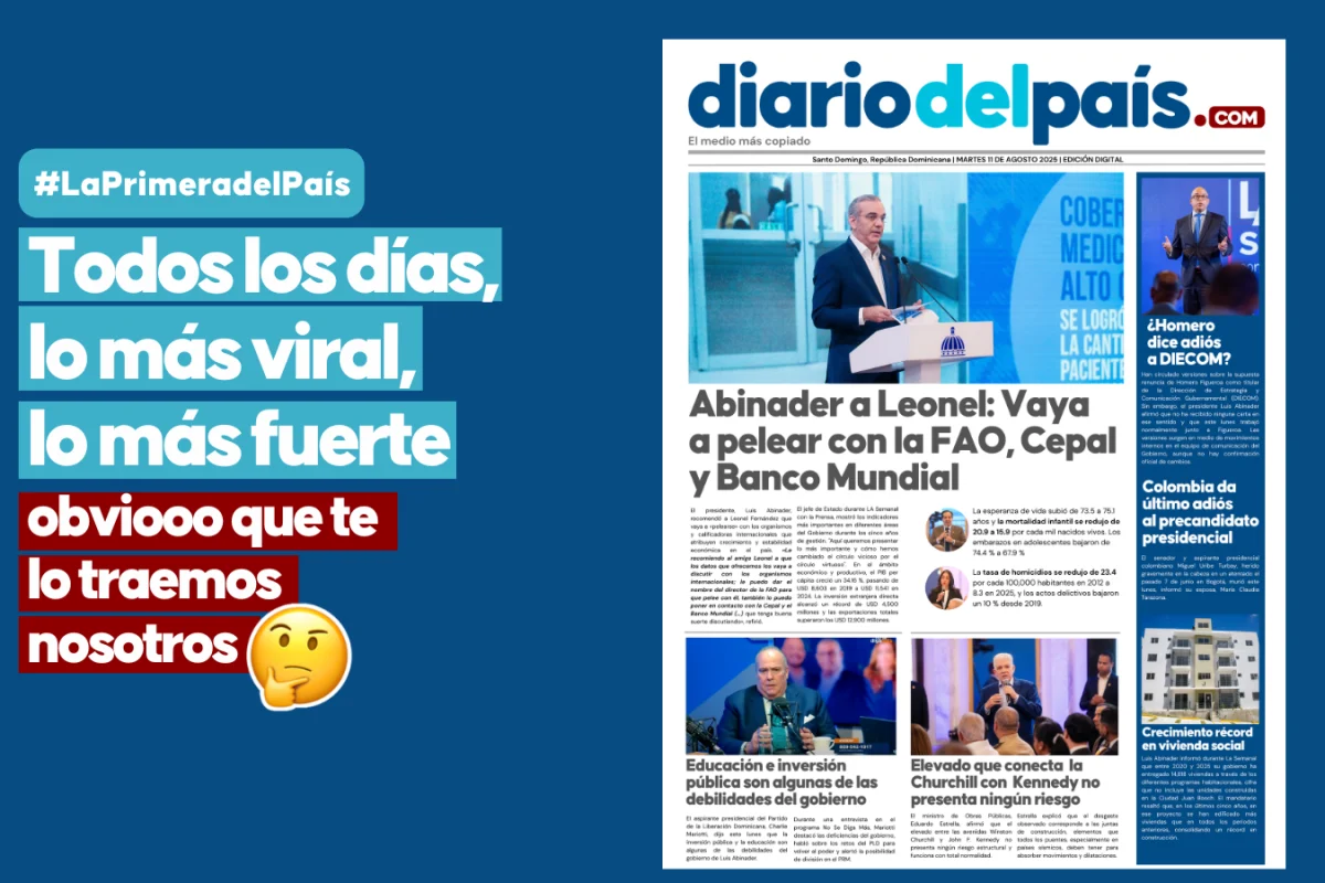 Abinader se sacude a Leonel, rumores del vocero y otras noticias de este martes 12 de agosto