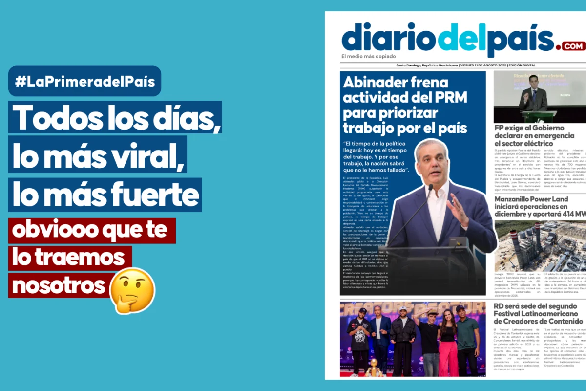 Abinader no está en política, los apagones no están en acabarse y ustedes están modo viernes