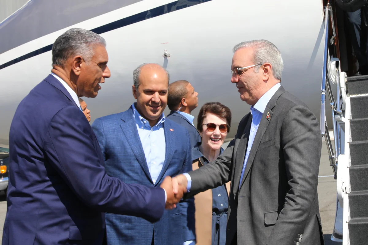 Luis Abinader llega a Nueva York para participar en la ONU y abordar crisis en Haití