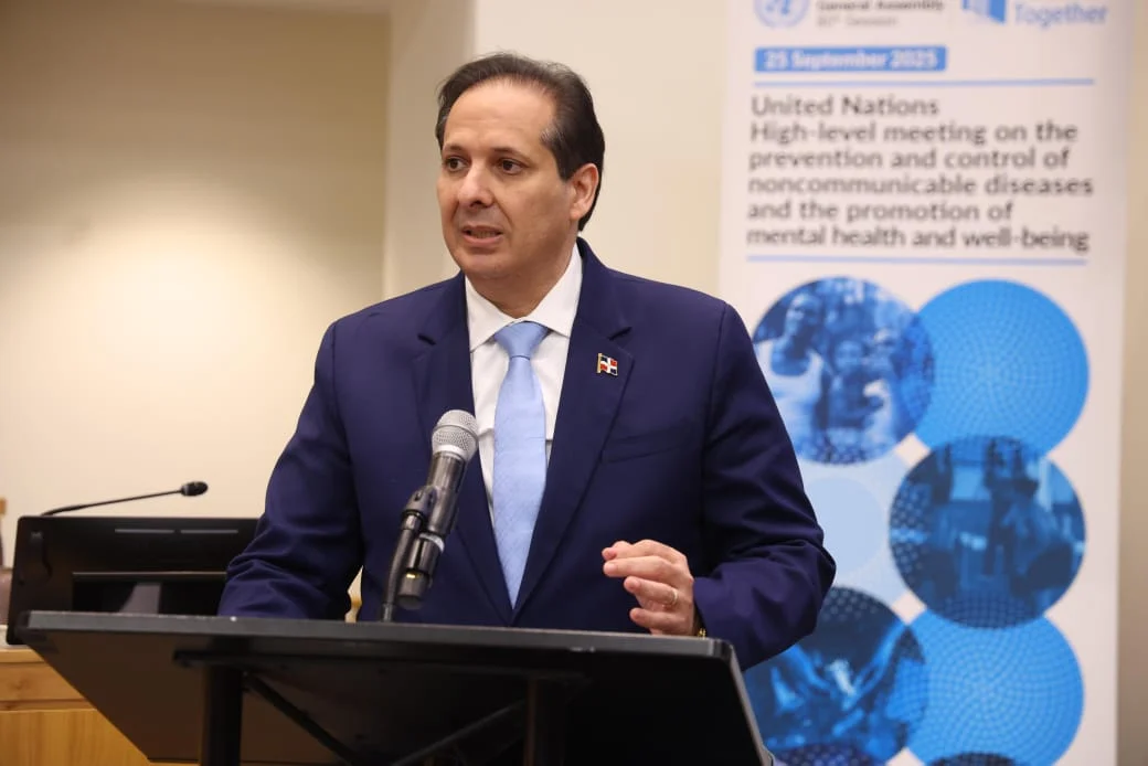 Víctor Atallah pide en la ONU unir esfuerzos contra enfermedades no transmisibles y salud mental