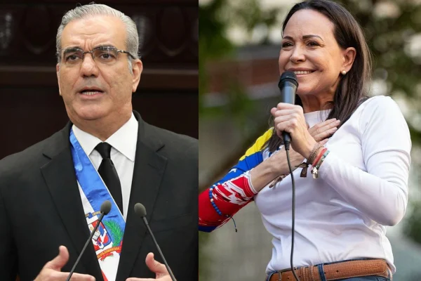 Luis Abinader felicita a María Corina Machado: "Eres un faro de esperanza"