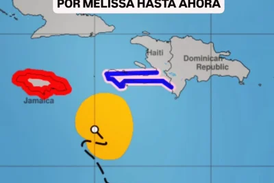 Tormenta Melissa podría dirigirse hacia Jamaica en las próximas horas