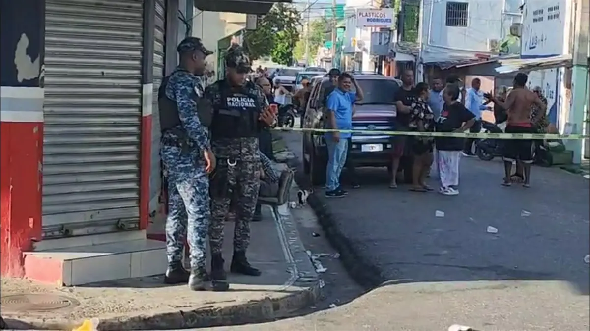 Dos muertos y varios heridos en tiroteo en Pueblo Nuevo, Santiago
