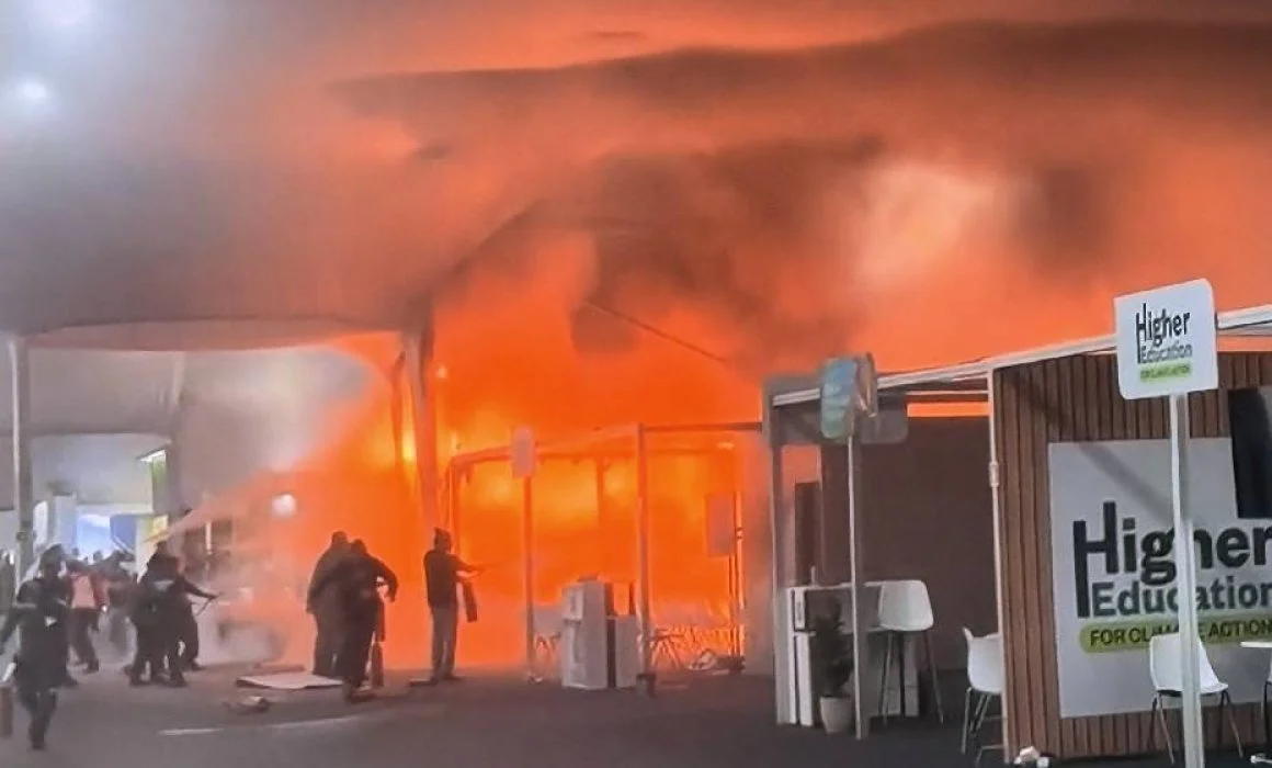 Reportan incendio en la sede de la cumbre climática COP30 en Brasil