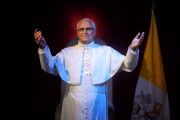La figura del papa León XIV ya está en el Museo de Cera de Madrid