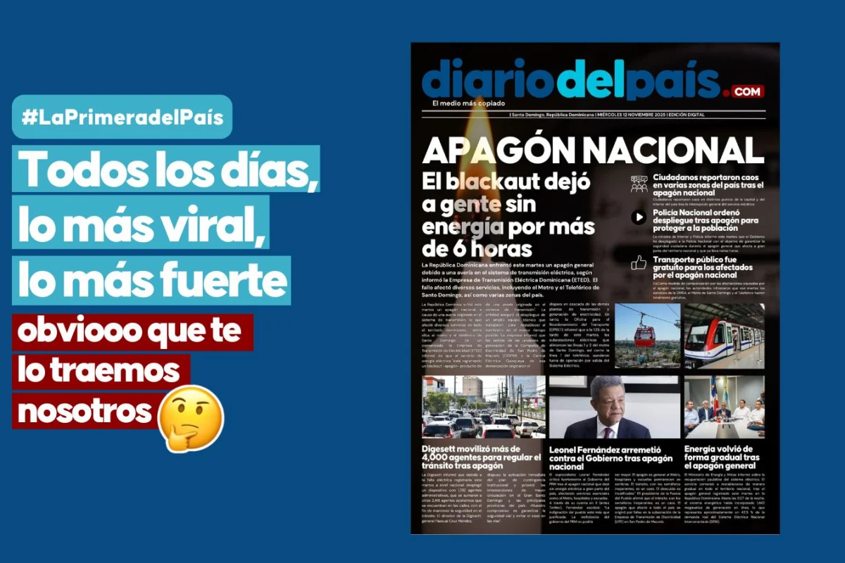 El país entero en blackout, lío en la calle y Leonel aprovechó para lanzar su veneno